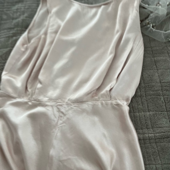 BHLDN long dress with beaded capelet - Picture 8 of 11